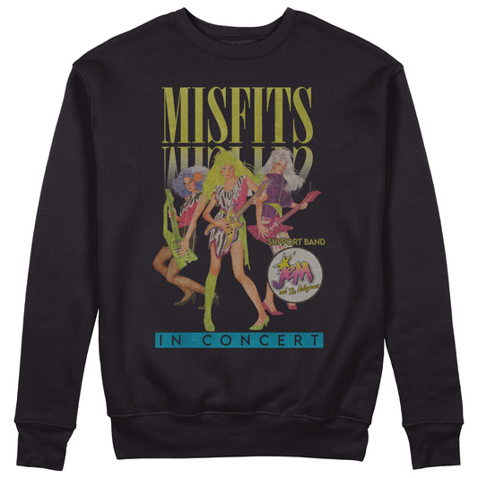 Felpa CUC Girocollo Misfits Live Jem - Best Band 80's - Concert Unisex #chooseurcolor - CUC chooseurcolor