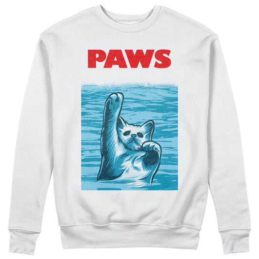 CUC Felpa Gircollo - Paws Lo Squalo Funny - Unisex #chooseurcolor - CUC chooseurcolor