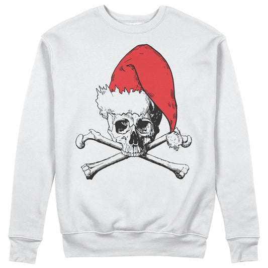 CUC Felpa Girocollo - SANTA SKULL - NATALE - XMAS   Unisex #chooseurcolor - CUC chooseurcolor