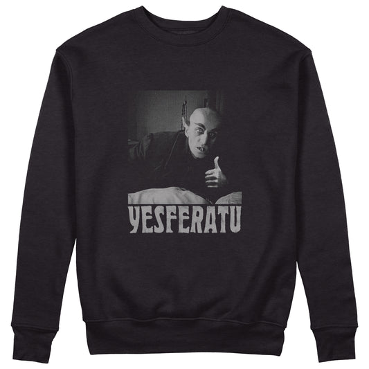 CUC Felpa Girocollo - YESFERATU - Nosferatu Horror Movie - Divertente Unisex #chooseurcolor - CUC chooseurcolor