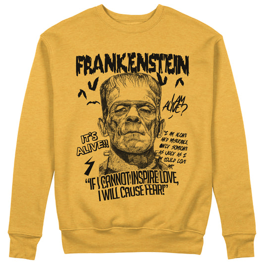 Felpa Girocollo  FRANK - Frankenstein Mary Shelley -   #chooseurcolor - CUC chooseurcolor