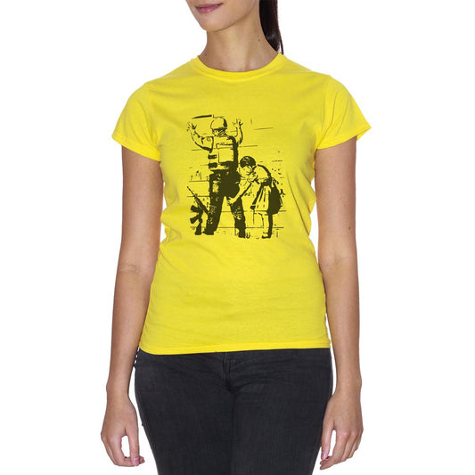 Goldenrod T-Shirt Banksy Israel Wall - POLITICA Choose ur color CucShop