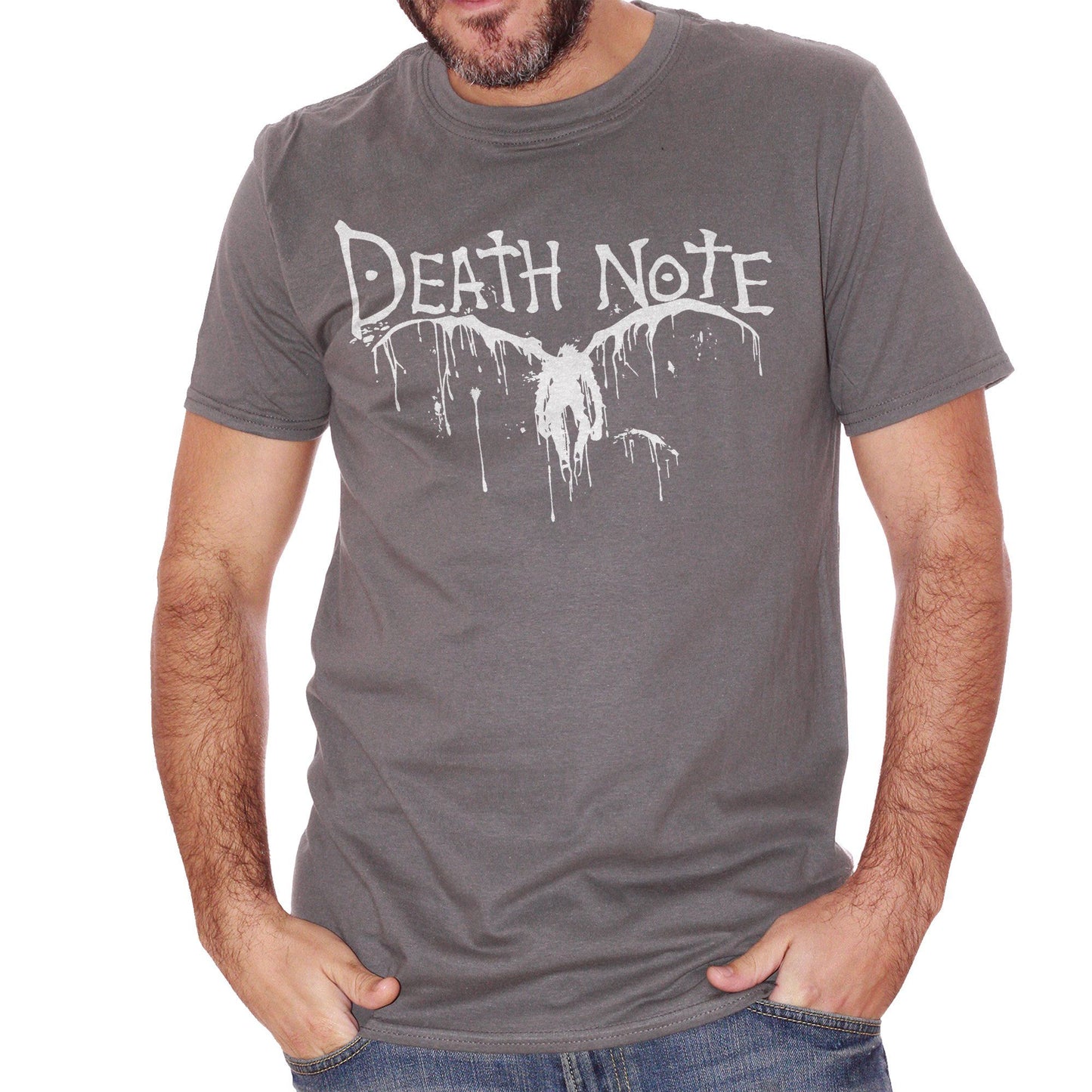 Dim Gray T-Shirt Death Note - CARTOON Choose ur color CucShop