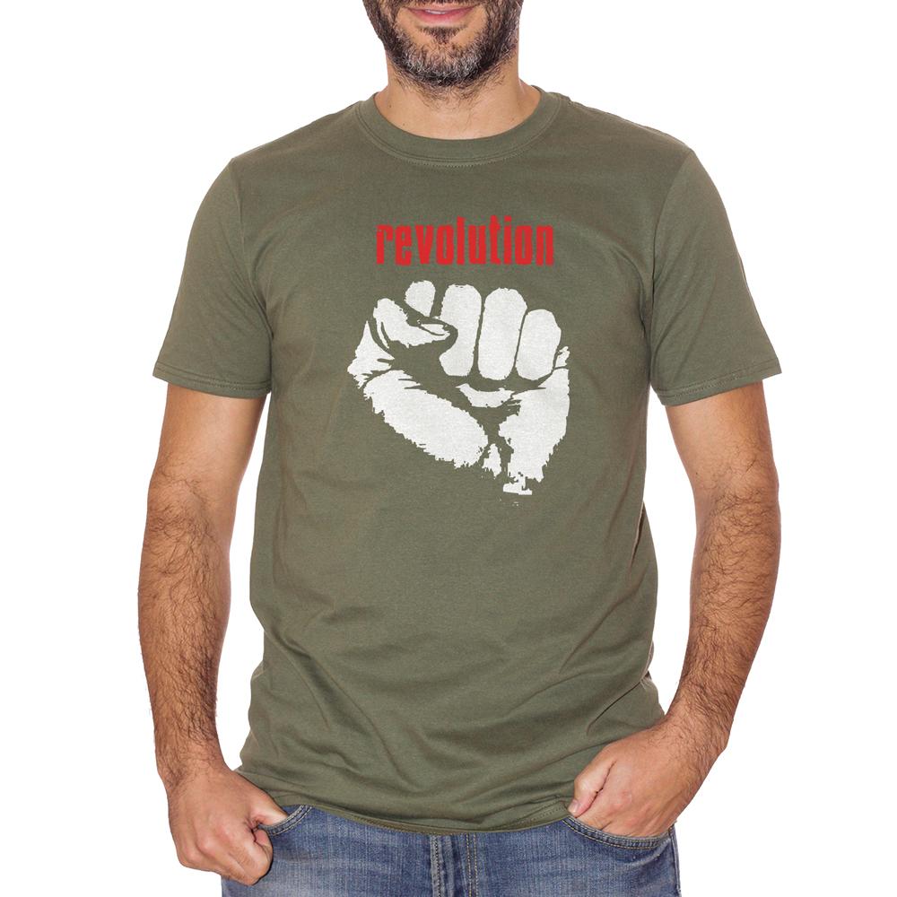 Dim Gray T-Shirt Revolution - POLITICA Choose ur color CucShop