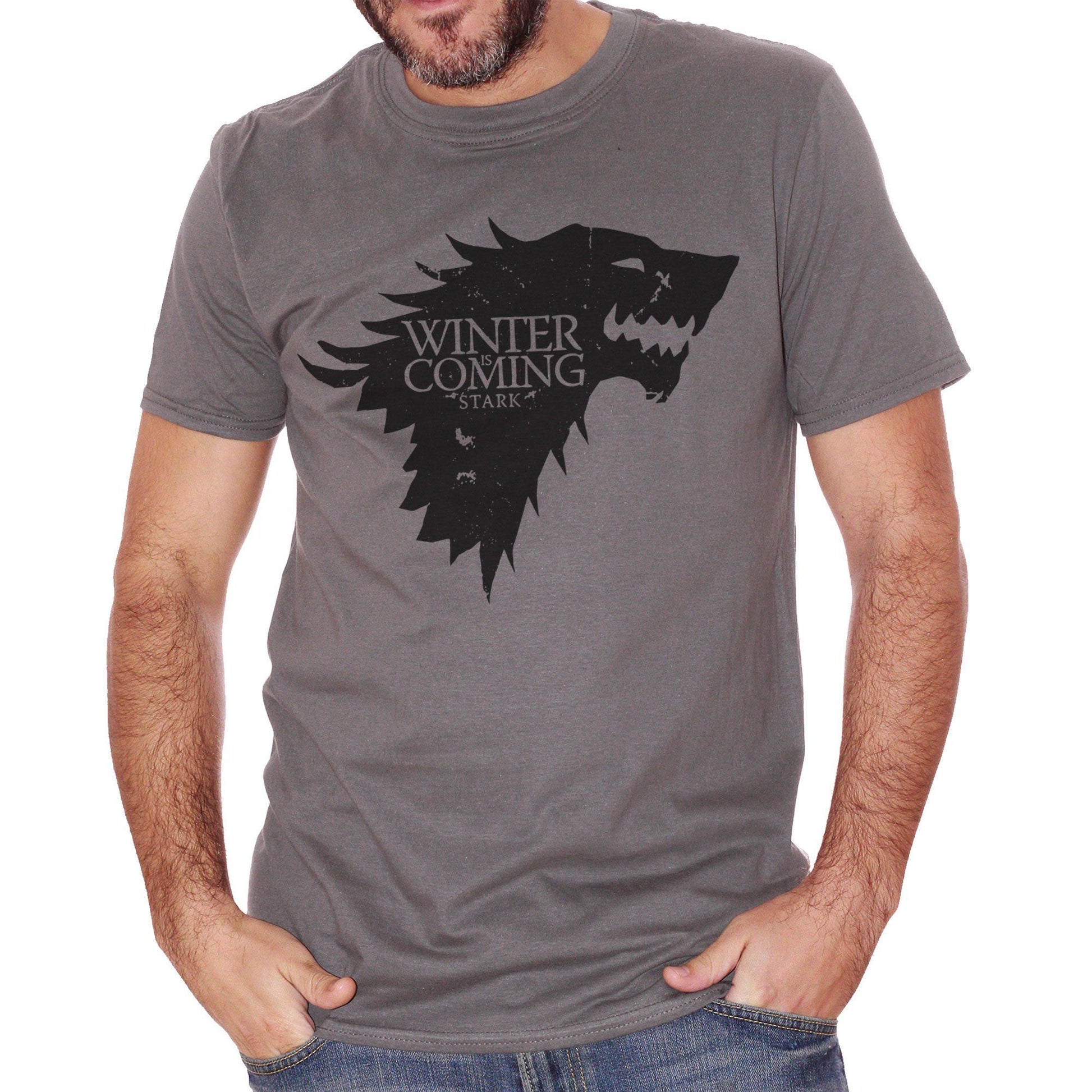 Dim Gray T-Shirt Winter Is Coming Stark Game Of Thrones - FILM Choose ur color CucShop