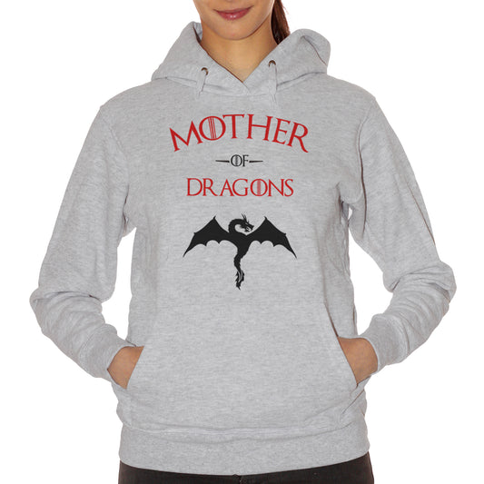 Felpa cappuccio CUC - mother of dragons daenerys targaryen game - CUC chooseurcolor