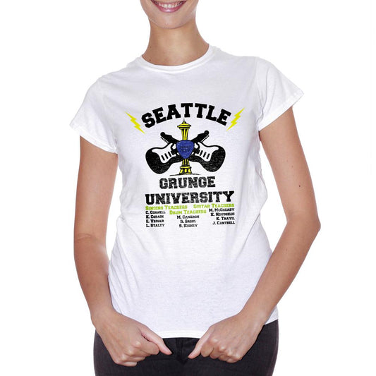 Lavender T-Shirt Seattle Grunge University - MUSIC Choose ur color CucShop