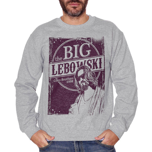 Dark Slate Gray Felpa Girocollo Big Lebowski Coen Bros Choose ur color - FILM CucShop