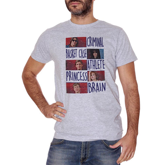 Gray T-Shirt Breakfast Club Brain - FILM Choose ur color CucShop