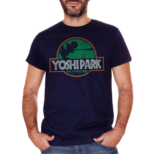 Black T-Shirt Yoshi Jurassic Park - GAMES Choose ur color CucShop