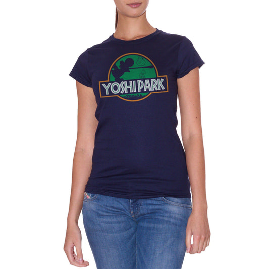 White T-Shirt Yoshi Jurassic Park - GAMES Choose ur color CucShop