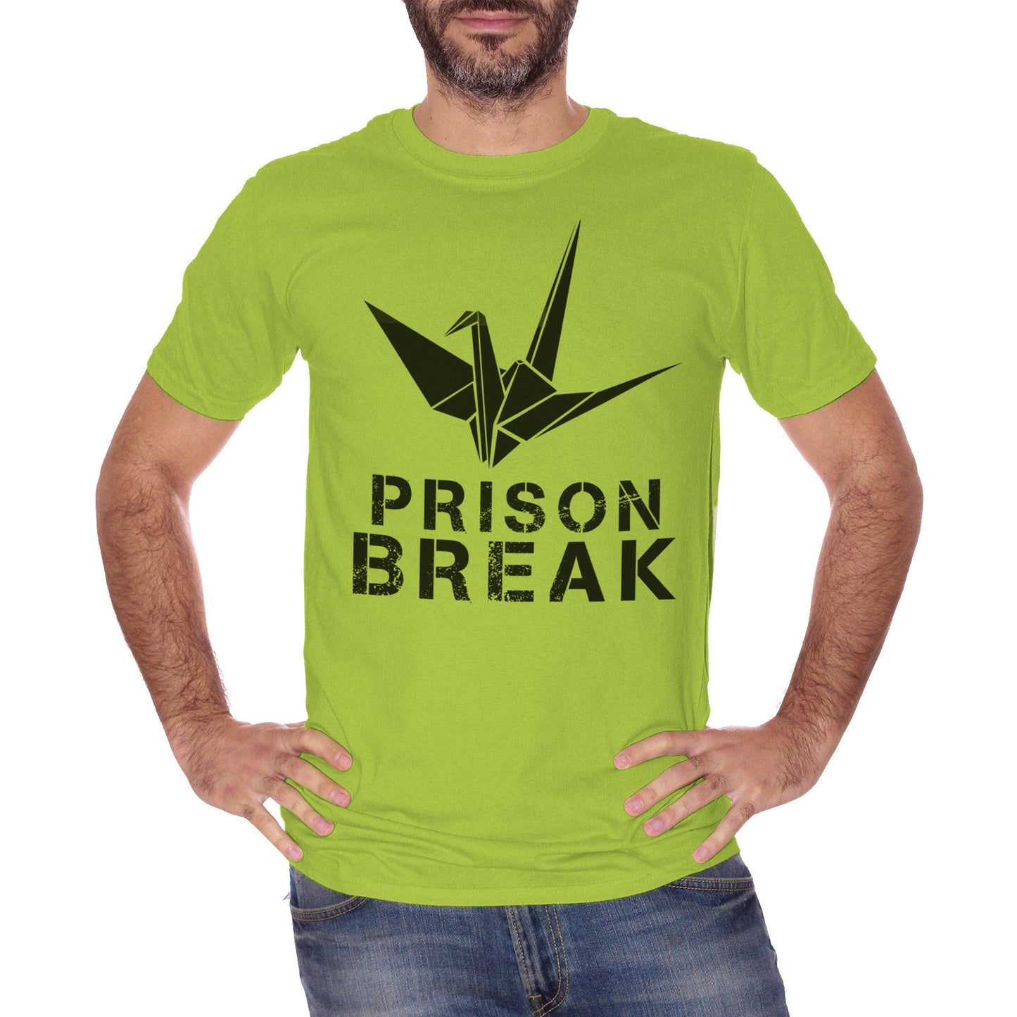 Yellow Green T-Shirt Prison Break - FILM Choose ur color CucShop