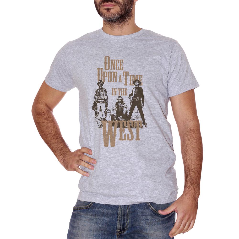 Gray T-Shirt C'Era Una Volta Il West Leone Morricone - FILM Choose ur color CucShop