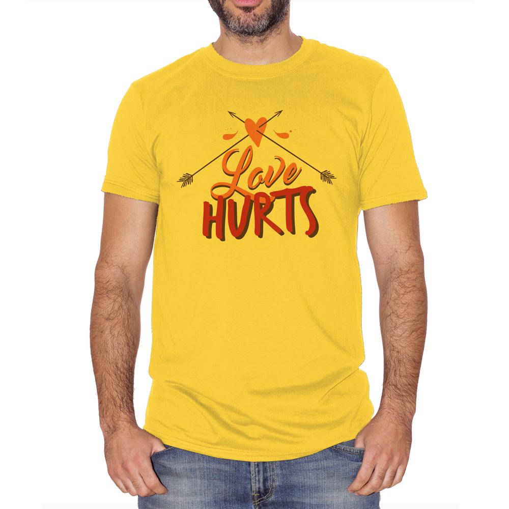 Sandy Brown T-Shirt Cross Arrow Love Hurts - SOCIAL Choose ur color CucShop