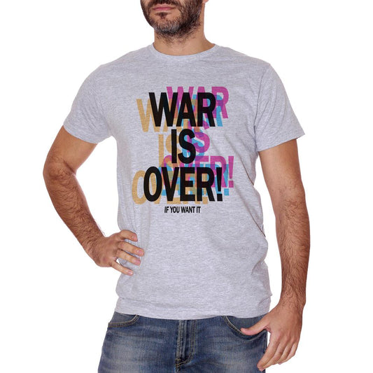 Gray T-Shirt War Is Over If U Want It - SOCIAL Choose ur color CucShop