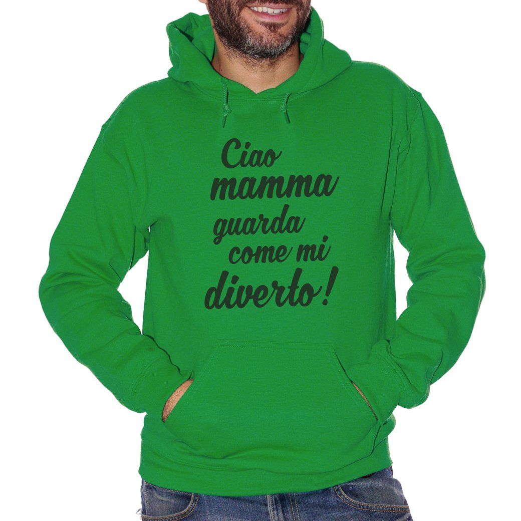 Forest Green Felpa Festa Della Mamma Jova - DIVERTENTE Choose ur color CucShop