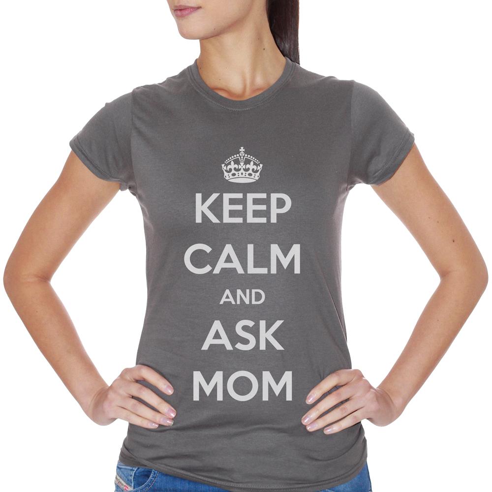 Snow T-Shirt Festa Della Mamma Keep Calm - DIVERTENTE Choose ur color CucShop