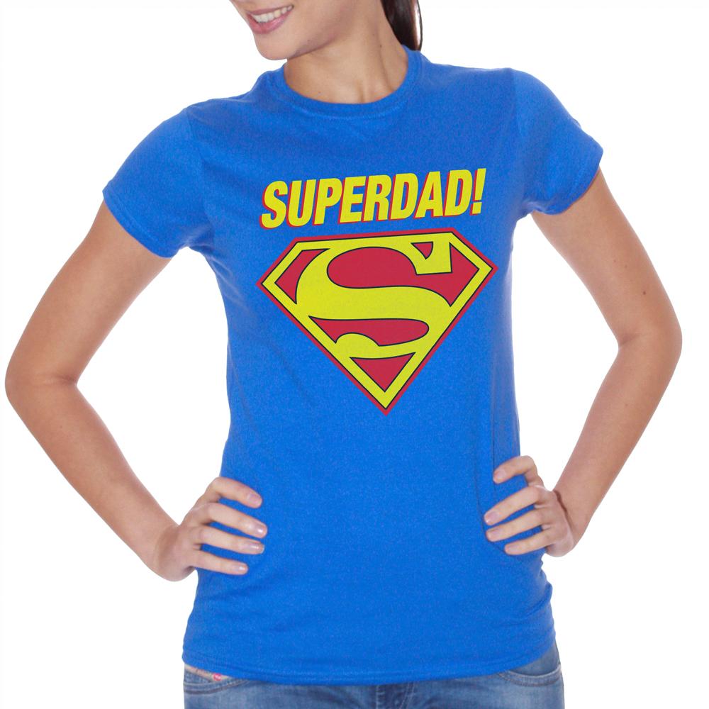 Royal Blue T-Shirt Superdad - DIVERTENTE Choose ur color CucShop
