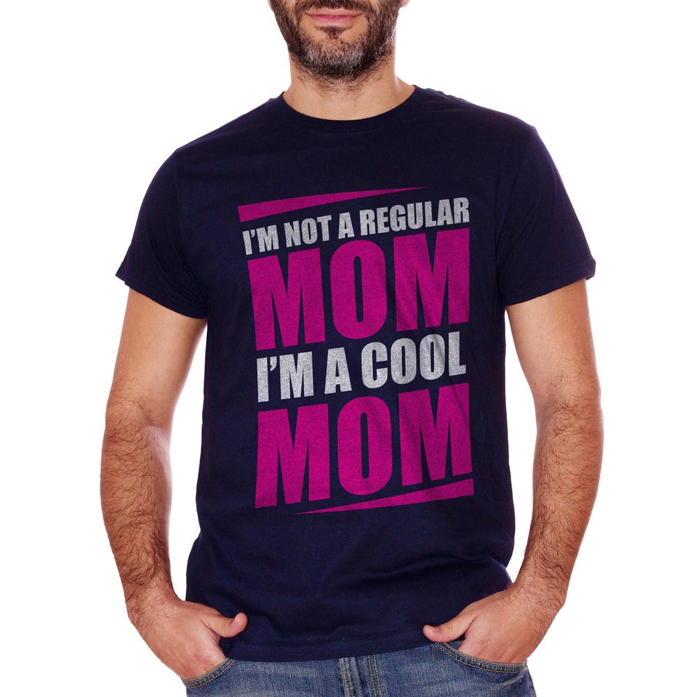 Black T-Shirt Mamma Cool - DIVERTENTE Choose ur color CucShop
