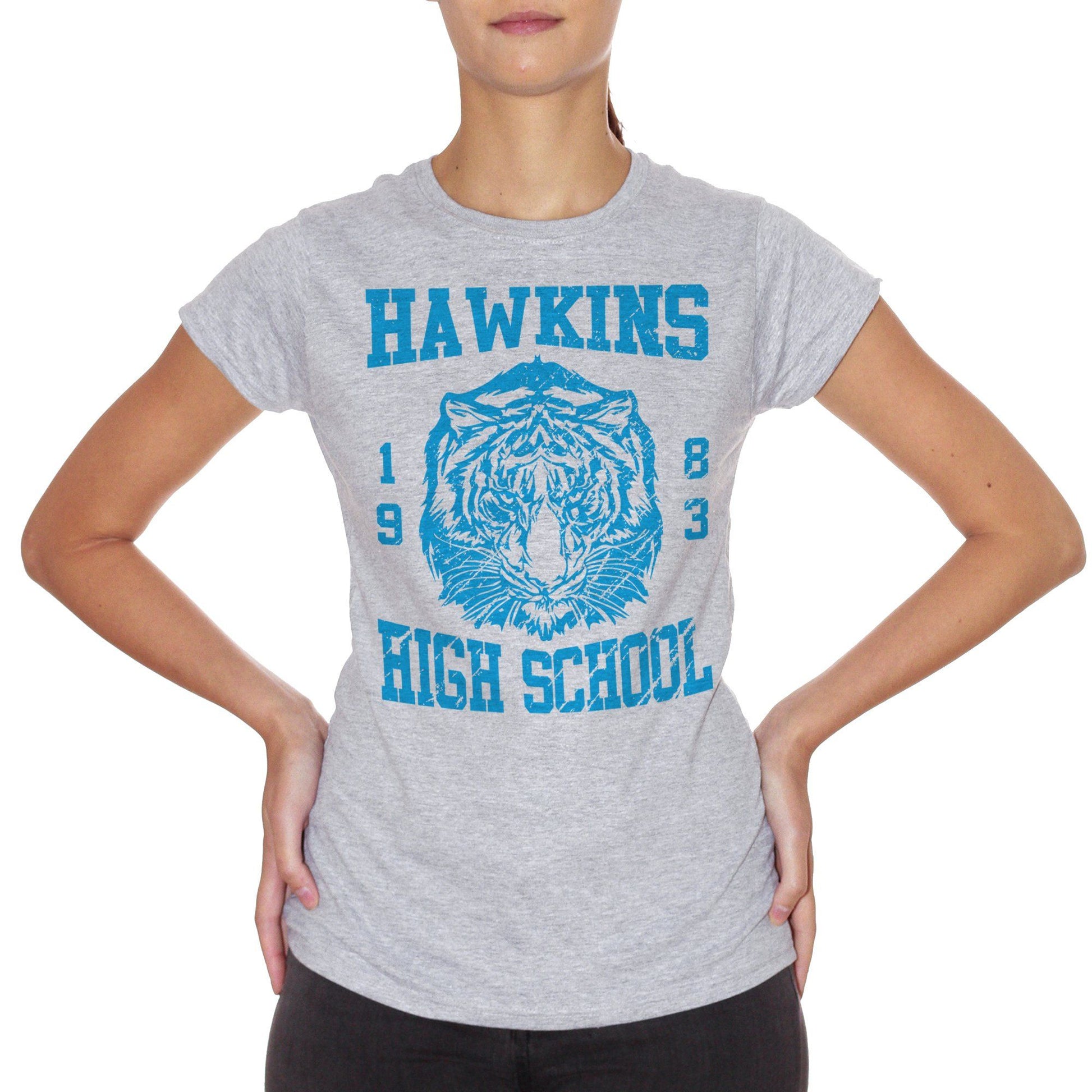 Snow T-Shirt Hawkins High Shool Stranger Things - FILM Choose ur color CucShop