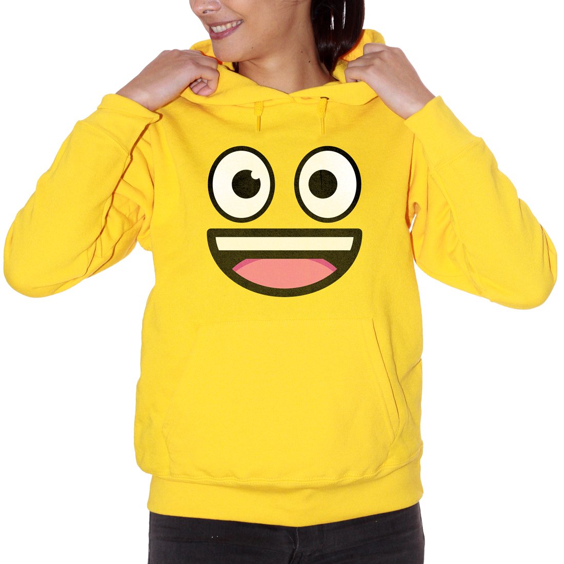 Gold Felpa Emoji Smile - SOCIAL Choose ur color CucShop