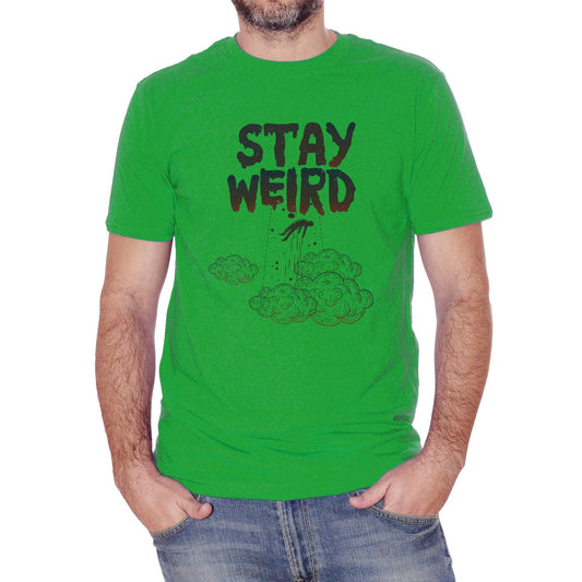 Sea Green T-Shirt Ufo Stay Weird - SOCIAL Choose ur color CucShop