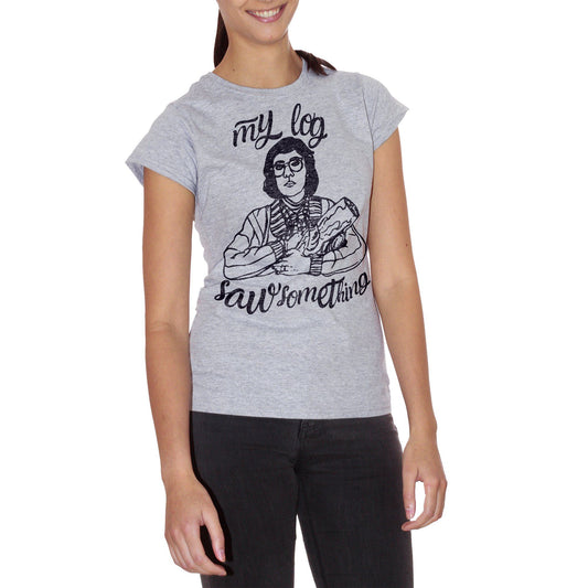 Gray T-Shirt Twin Peaks Lady Log - FILM Choose ur color CucShop
