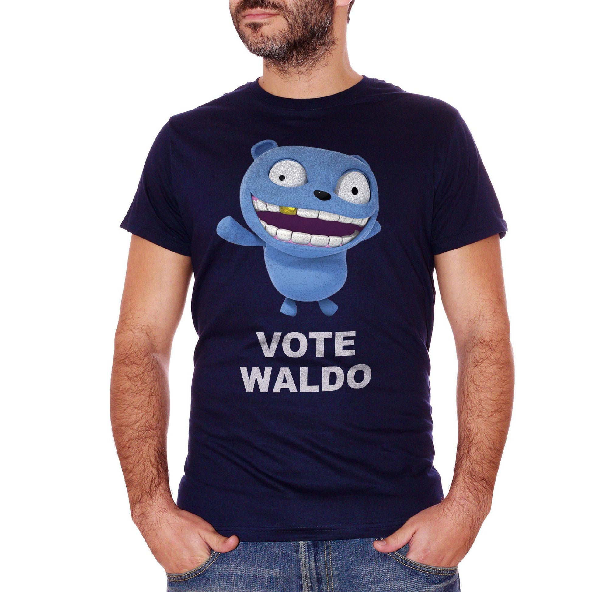 Black T-Shirt Vote Waldo - POLITICA Choose ur color CucShop