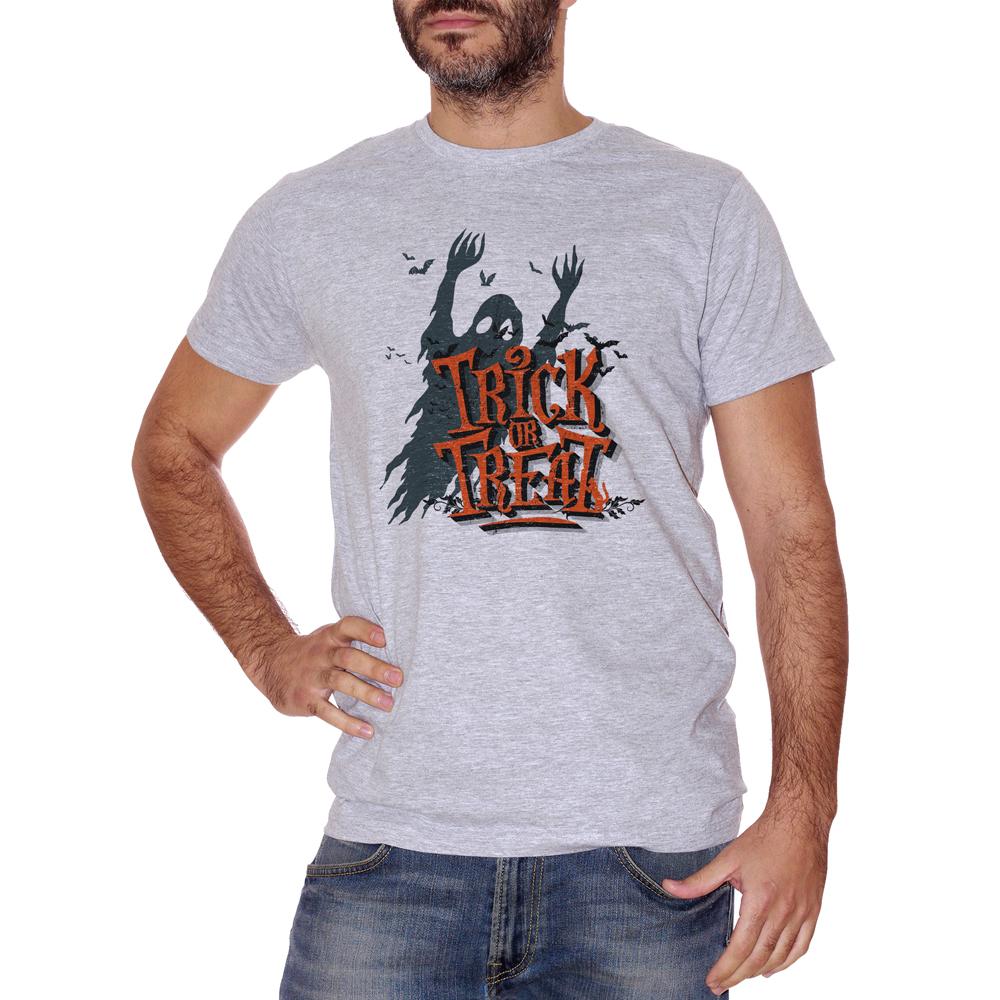 Gray T-Shirt Halloween Is Coming - SOCIAL Choose ur color CucShop