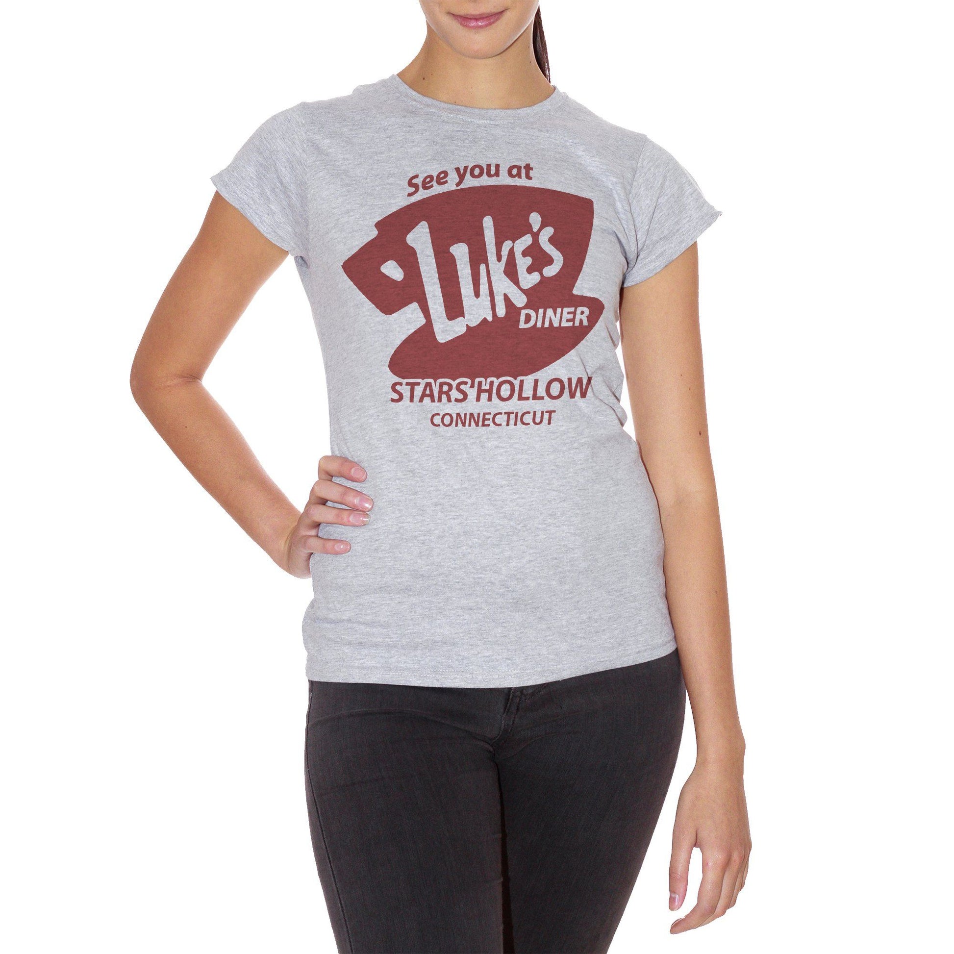 Light Gray T-Shirt Ci Vediamo Da Luke- Gilmore Girls - FILM Choose ur color CucShop