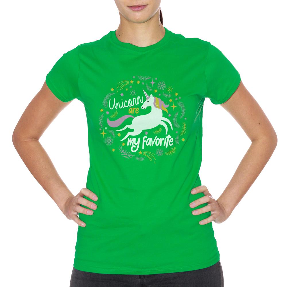 Sea Green T-Shirt Gli Unicorni Sono I Miei Preferiti - SOCIAL Choose ur color CucShop