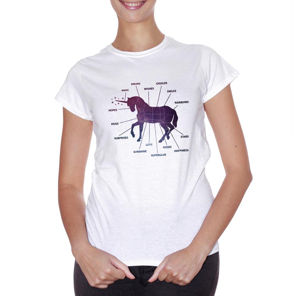Lavender T-Shirt Unicorno Cielo Stellato - SOCIAL Choose ur color CucShop