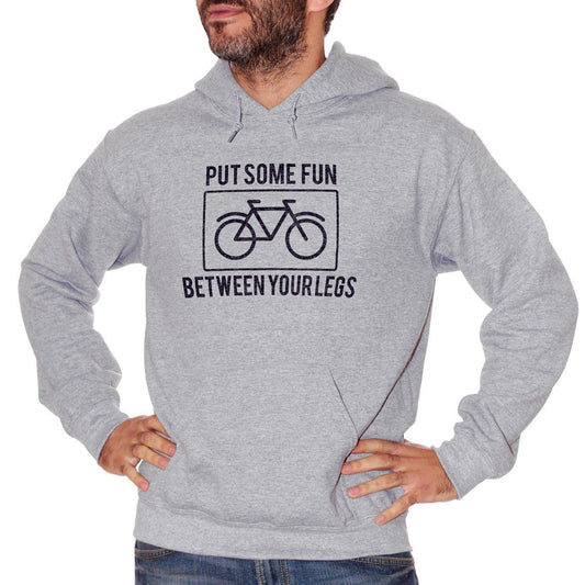 Gray Felpa Bike Lovers Put Some Fun Between Your Legs - SOCIAL Choose ur color CucShop