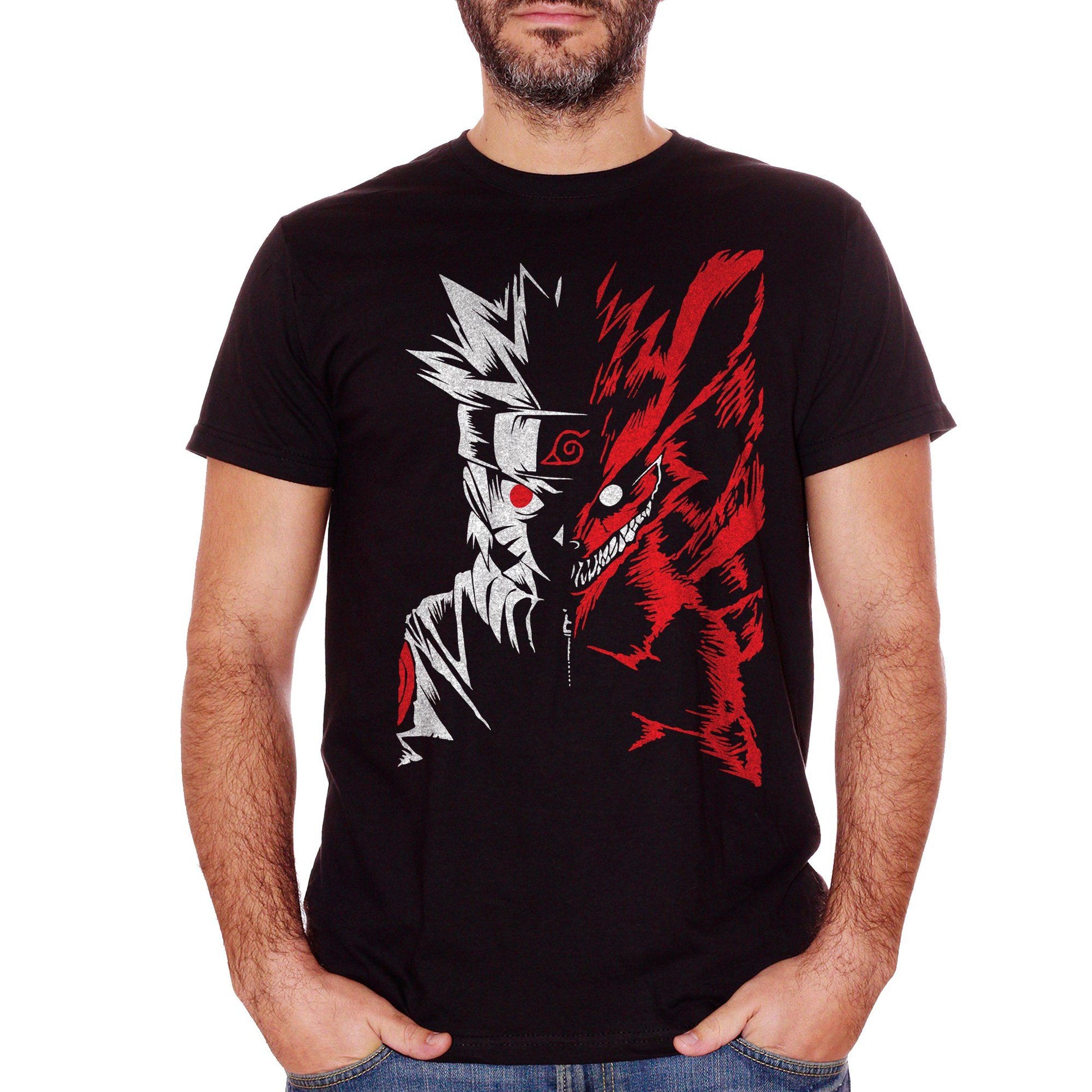Black T-Shirt Offbeats Naruto - CARTOON Choose ur color CucShop
