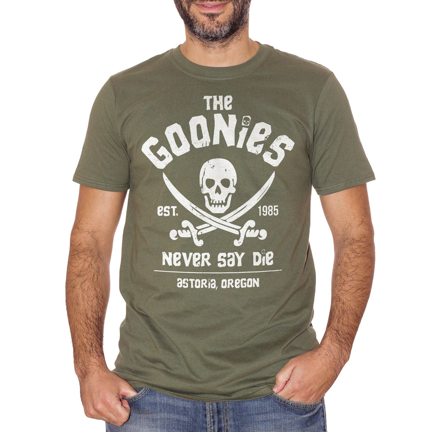 Dim Gray T-Shirt The Goonies Never Say Die 80'S - FILM Choose ur color CucShop