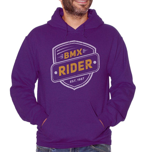 Dark Slate Blue Felpa Bmx Rider Bike Lovers - SOCIAL Choose ur color CucShop