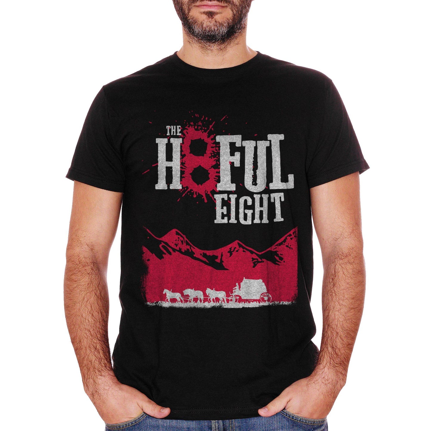 White T-Shirt Tarantino The Hateful Eight - FILM Choose ur color CucShop