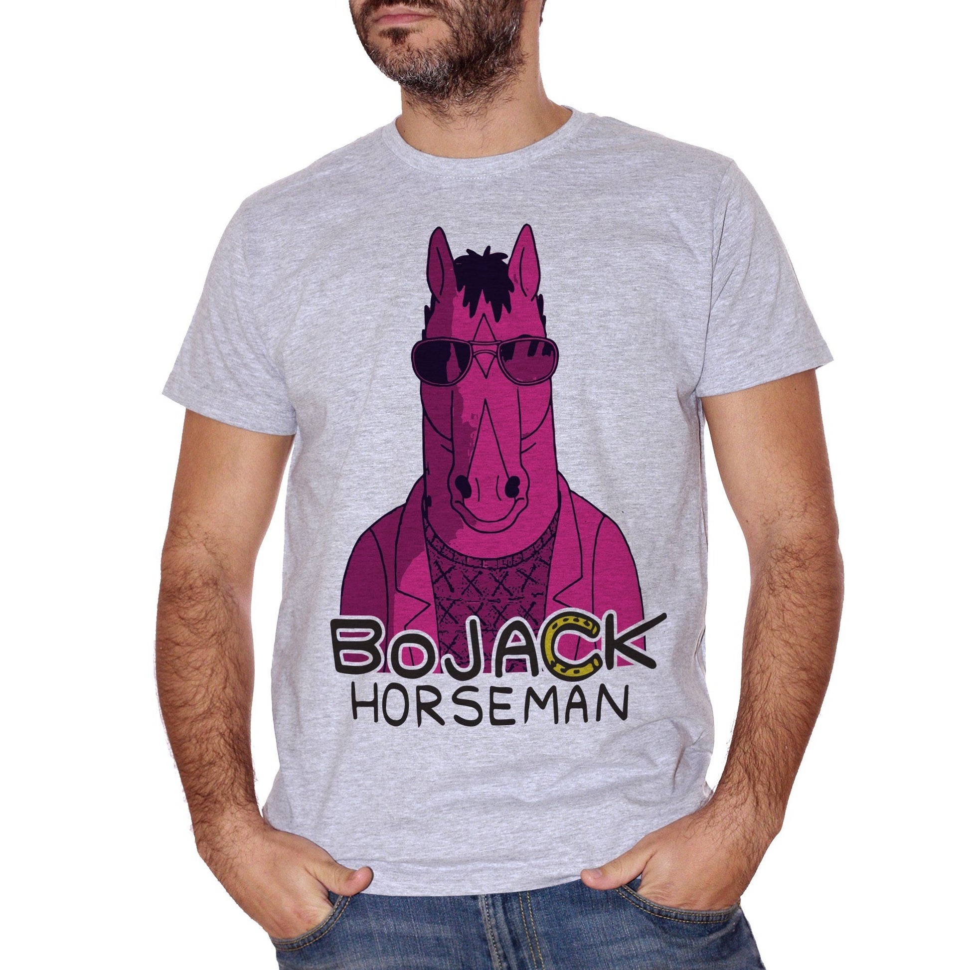 Maroon T-Shirt Bojack The Horseman Famoso Negli Anni 90 - FILM Choose ur color CucShop