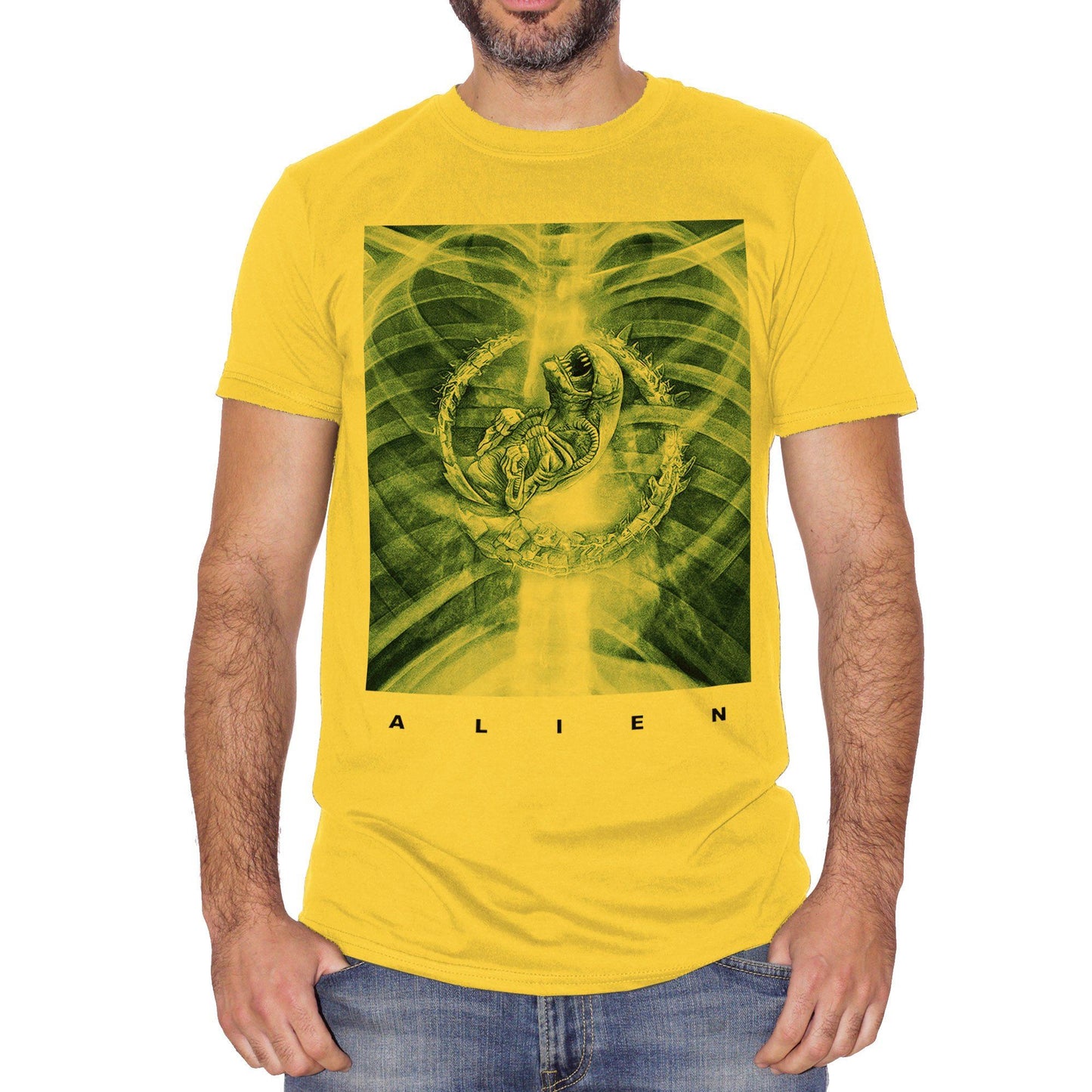 Goldenrod T-Shirt Alien Ecografia - FILM Choose ur color CucShop