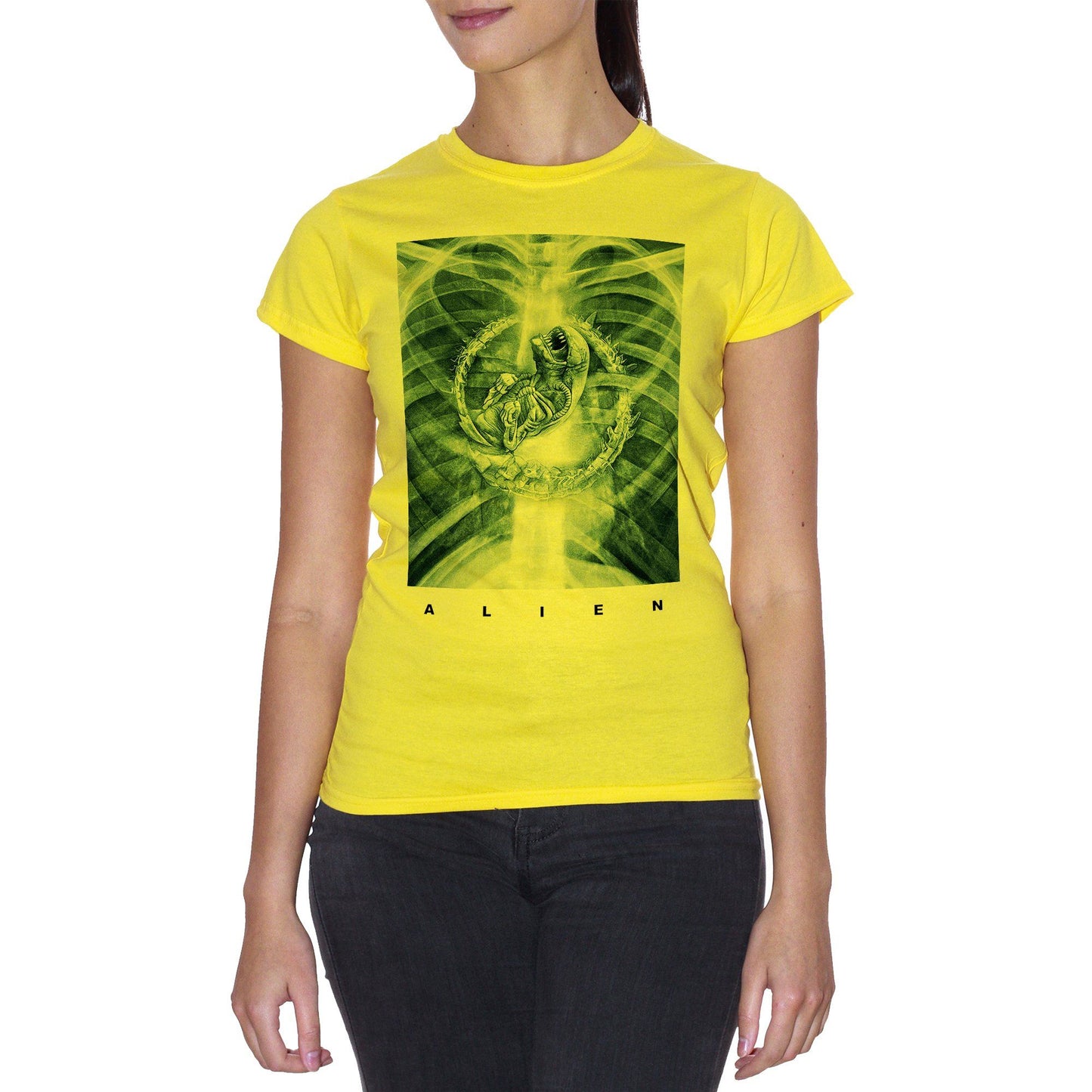 Goldenrod T-Shirt Alien Ecografia - FILM Choose ur color CucShop