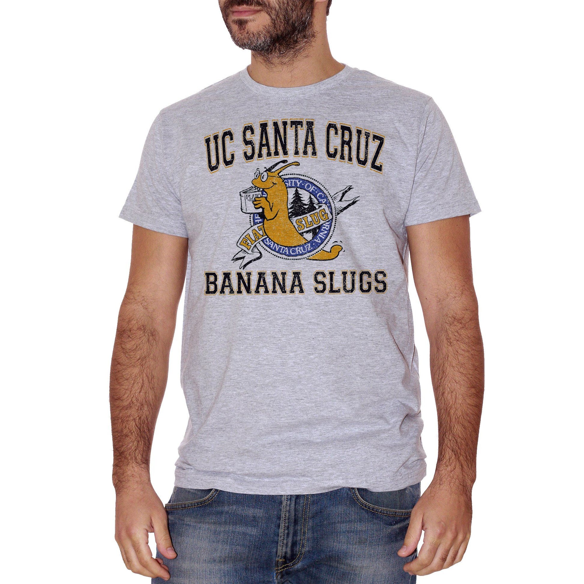 Gray T-Shirt Pulp Fiction Santa Cruz University Banana Slugs - FILM Choose ur color CucShop