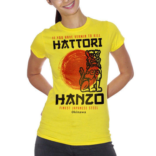 Goldenrod T-Shirt Hattori Hanzo Kill Bill - FILM Choose ur color CucShop