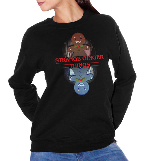 Black Felpa Girocollo Stranger Things Christmas Choose ur color - FILM CucShop