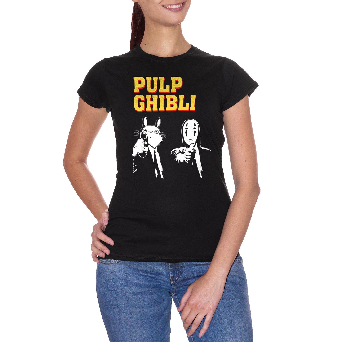 T-Shirt Studio Ghibli Versione Pulp Fiction - FILM Choose ur color - CUC #chooseurcolor