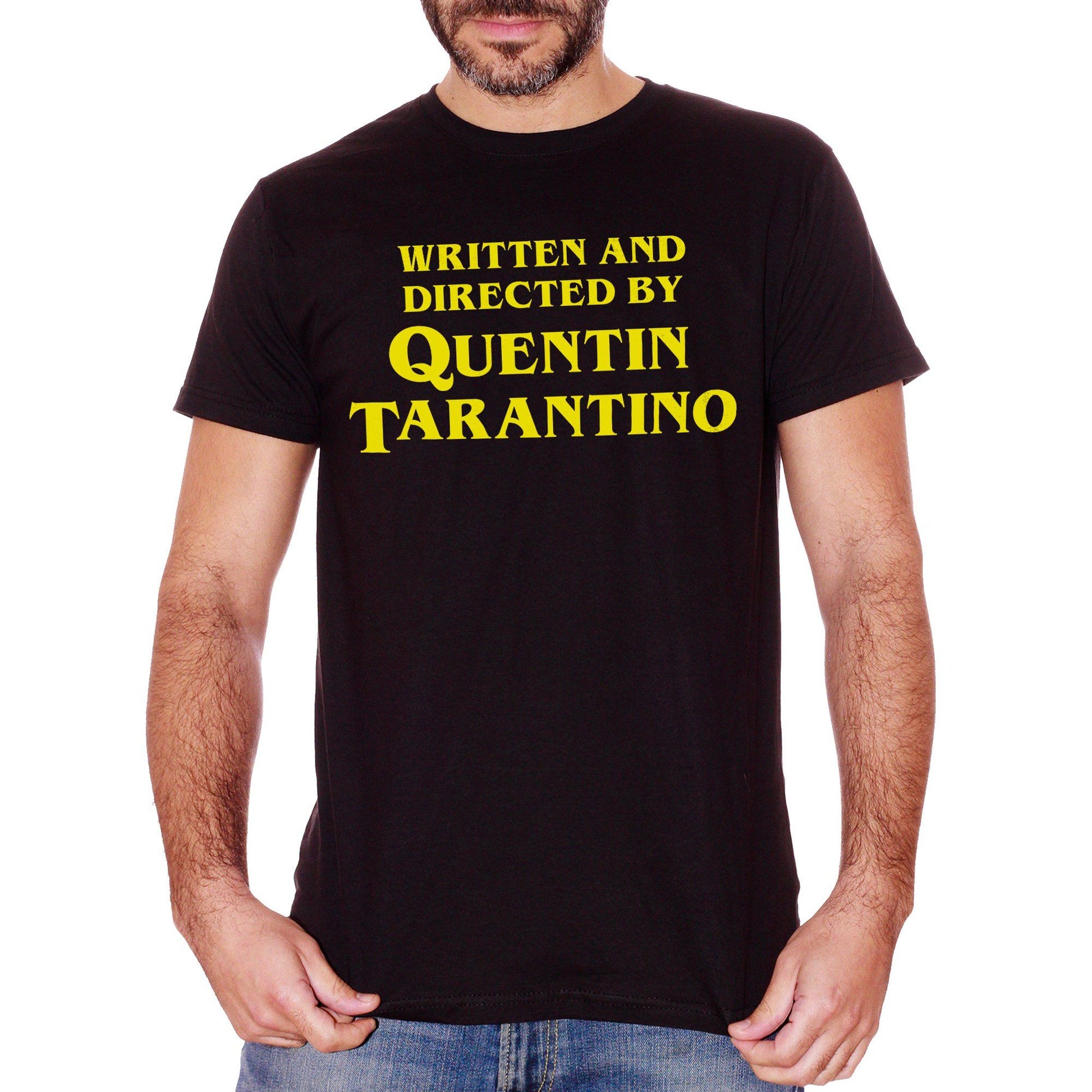 Black T-Shirt Titolo Di Coda Regia Quentin Tarantino - FILM Choose ur color CucShop