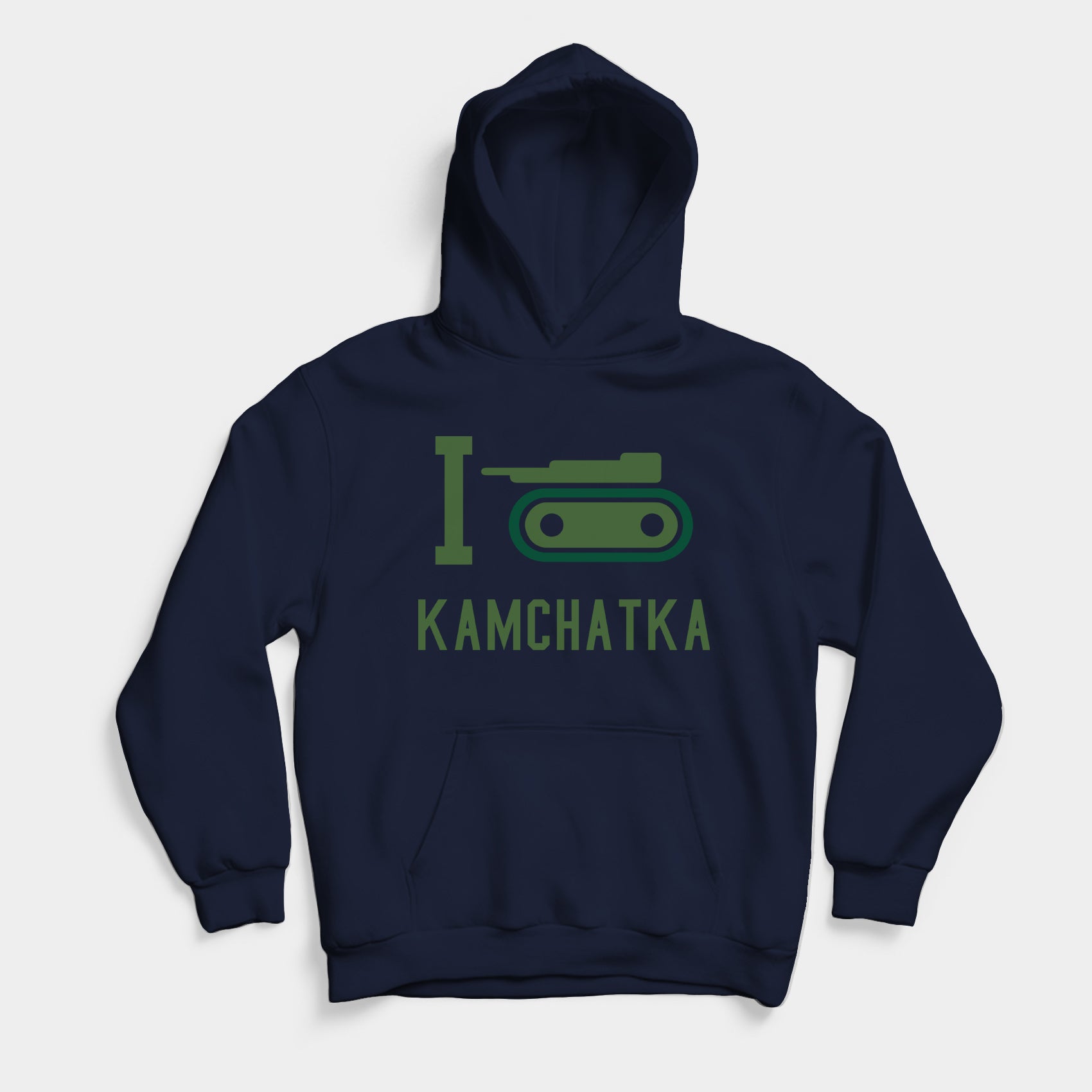 CUC Felpa Cappuccio - I LOVE KAMCHATKA - RISIKO   #chooseurcolor - CUC chooseurcolor