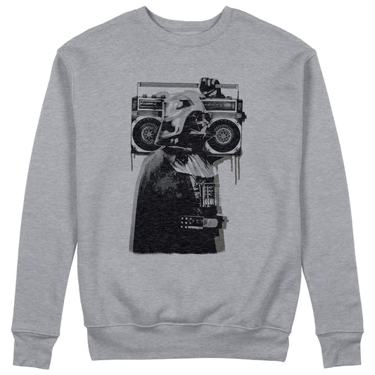 Felpa Gircollo - Banksy Ragazza DarthRadio - Unisex #chooseurcolor - CUC chooseurcolor