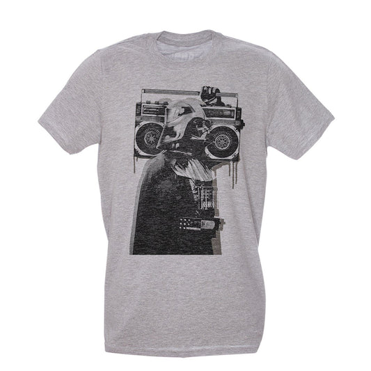 Dark Slate Gray T-Shirt Radio Darth Vader - Banksy Radione anni 80 - Choose ur Color CucShop