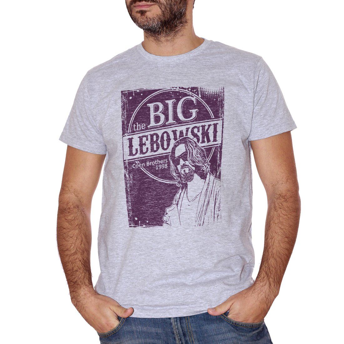 Dim Gray T-Shirt Big Lebowski film Cult anni 90 - Choose ur Color Cuc Shop