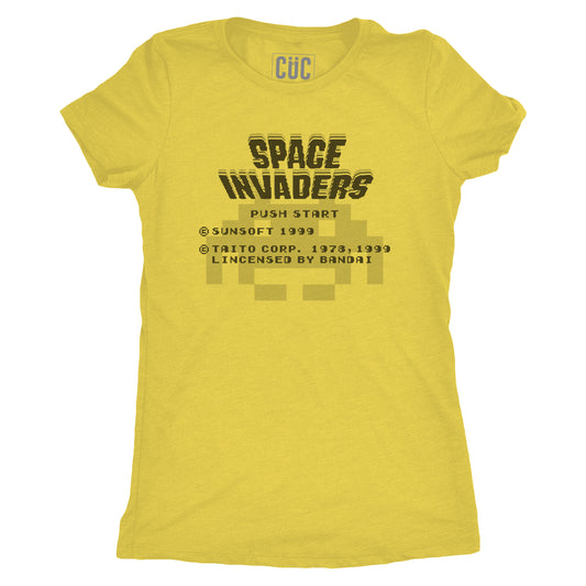 T-Shirt Space Invaders - Inizia il gioco - giochi anni 80 90 #chooseurcolor - CUC chooseurcolor